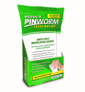 Reese's Pinworm Itch Relief Wipes